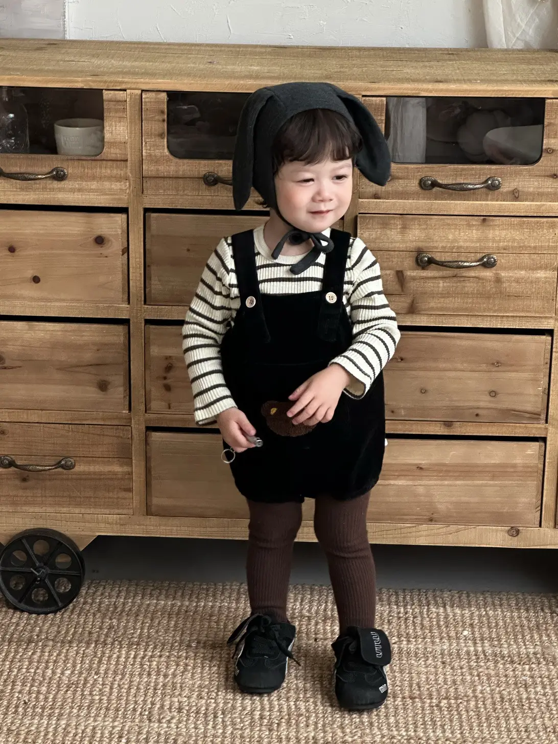 Baby Striped T-Shirt Overalls Spring 2026 Boys — feature 13