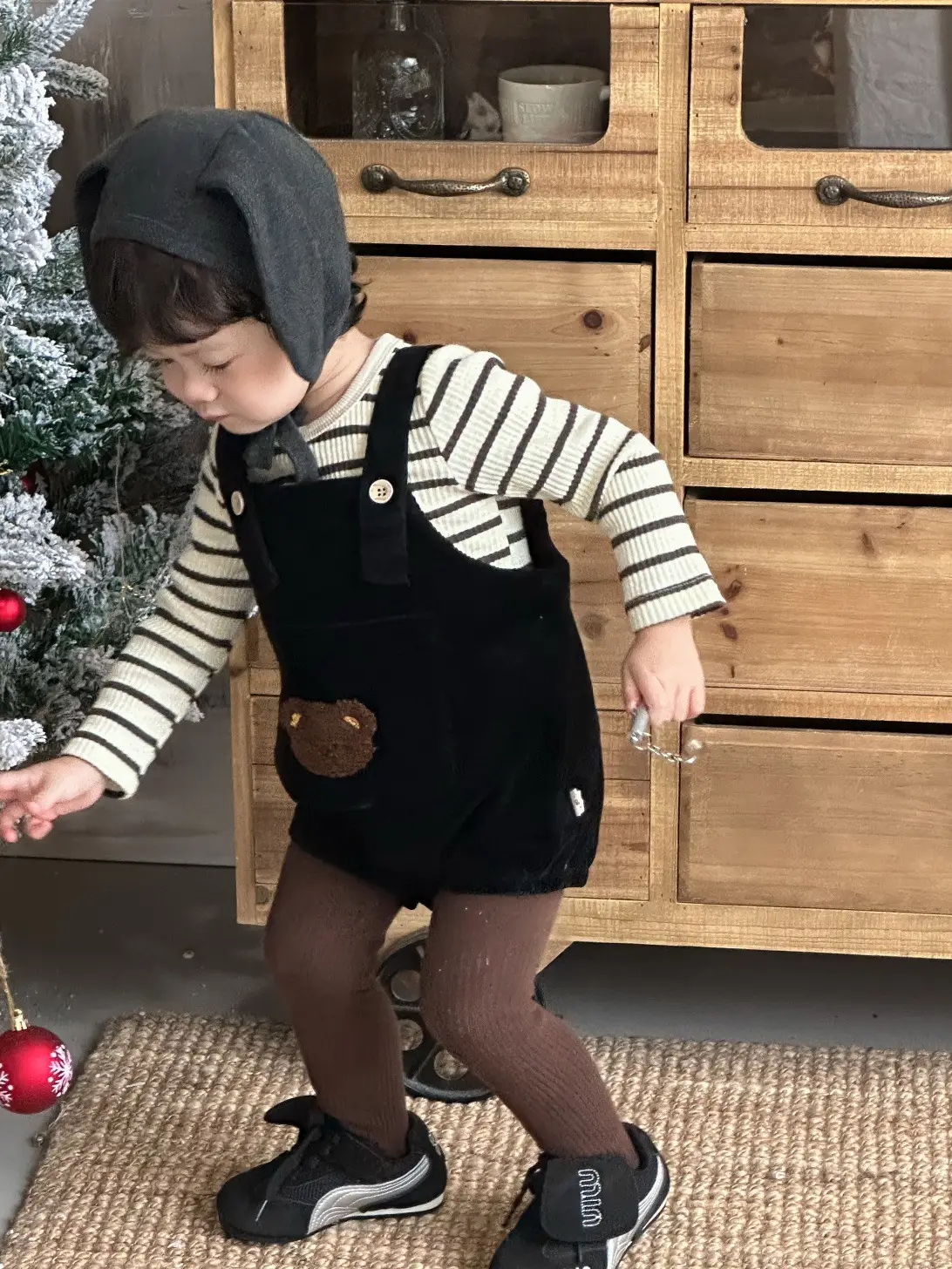 Baby Striped T-Shirt Overalls Spring 2026 Boys — feature 14