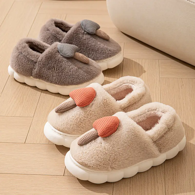 Women's Warm Cotton Slippers with Stepping-On-Poop Design - Image 8