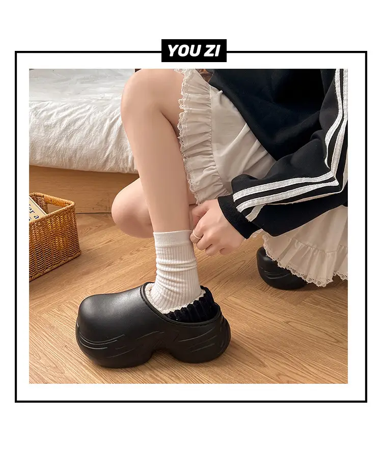 Women Waterproof Cotton Slippers White 2025 Winter Indoor โ feature 10
