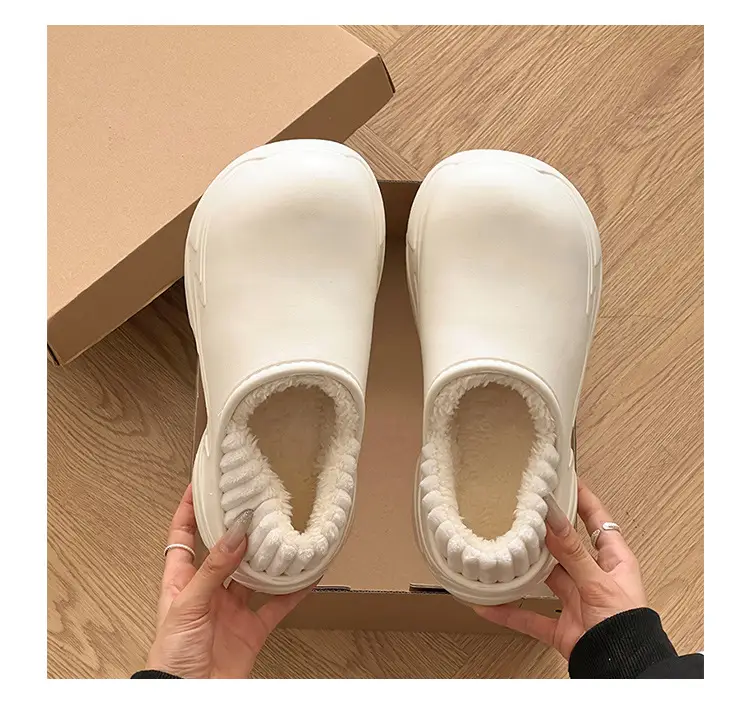 Women Waterproof Cotton Slippers White 2025 Winter Indoor โ feature 15