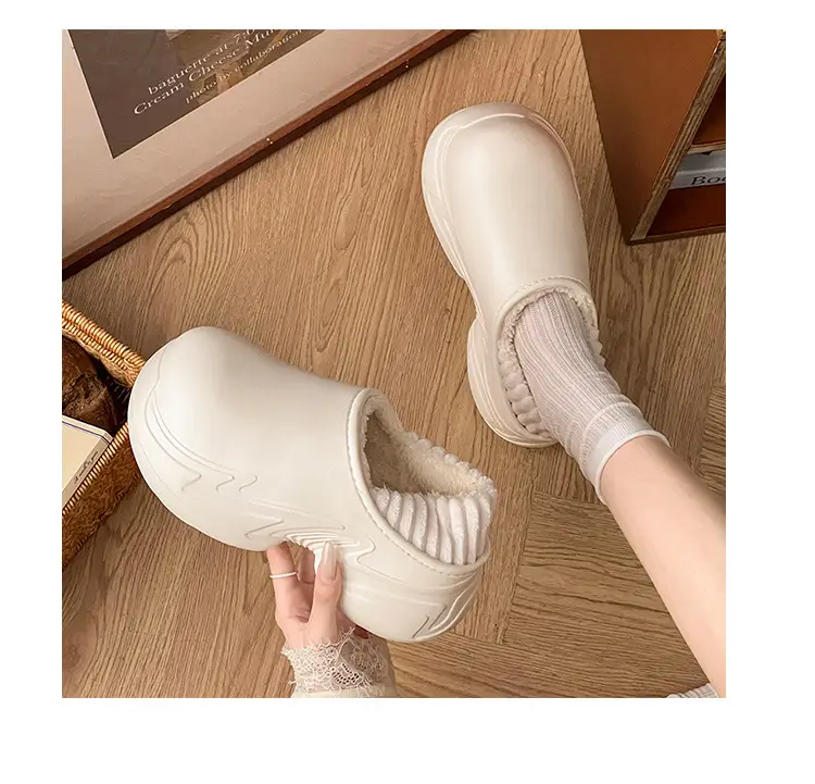Women Waterproof Cotton Slippers White 2025 Winter Indoor โ feature 3