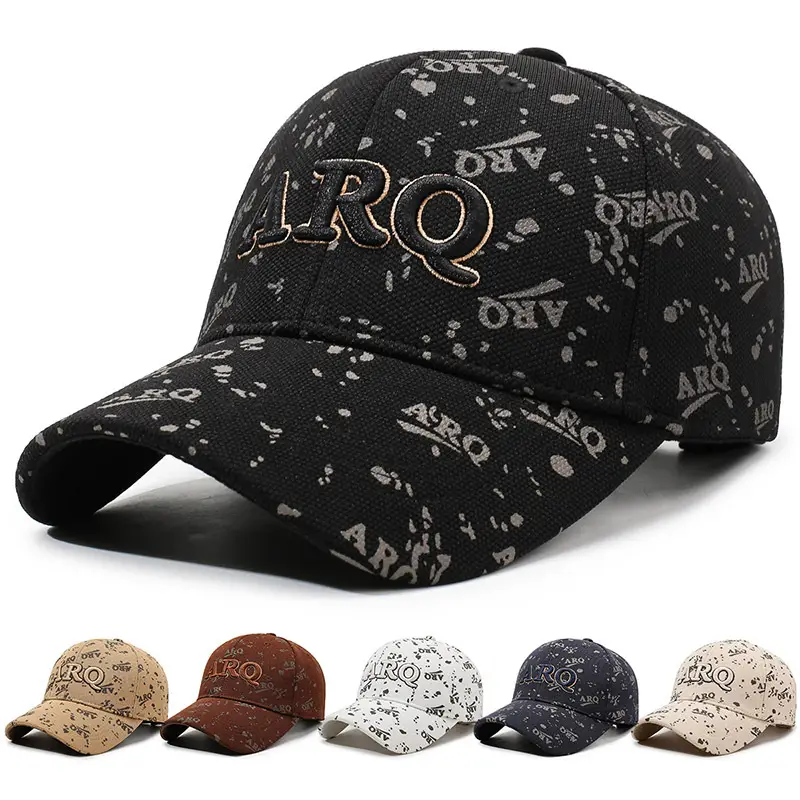 Black Embroidered Letter Baseball Cap Unisex Sunshade - Image 8