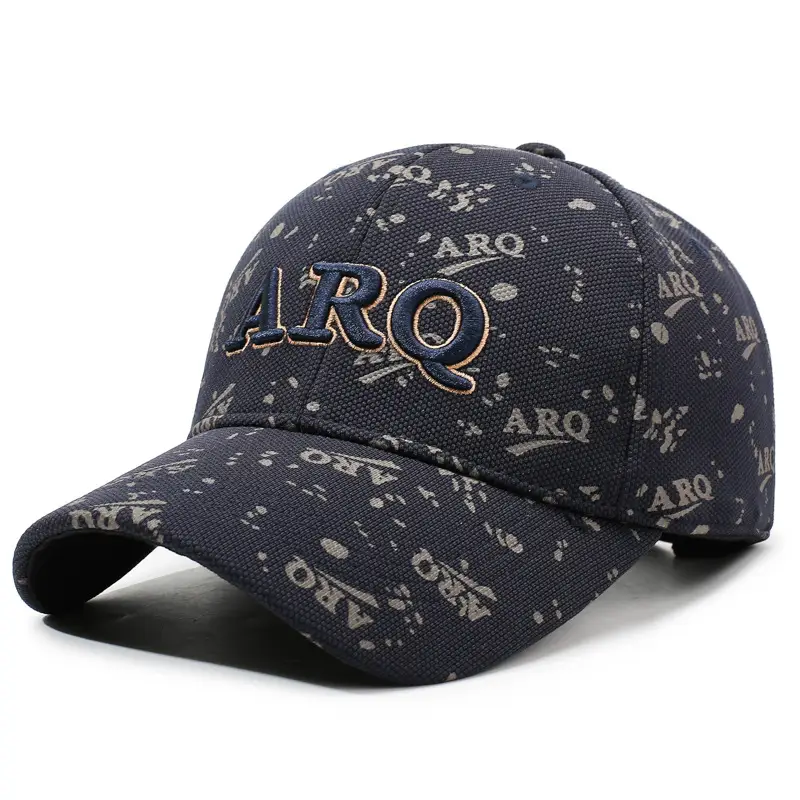 Black Embroidered Letter Baseball Cap Unisex Sunshade - Image 3