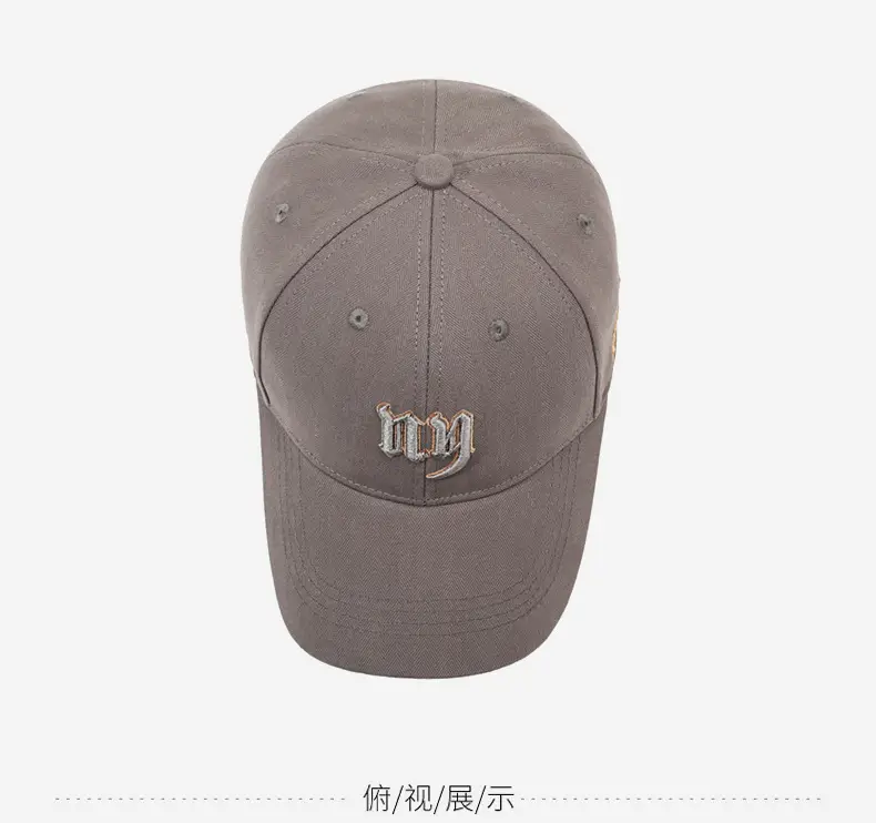Men's Navy Blue Embroidered Baseball Cap Three Layer — feature 12