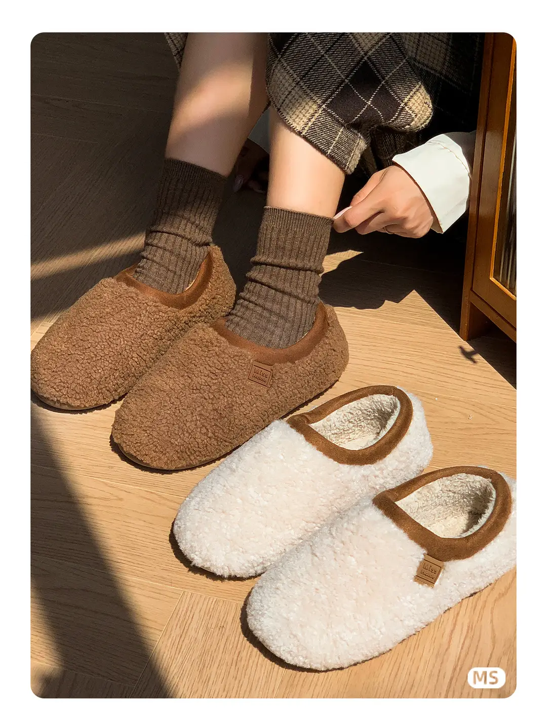 New Hong Kong Style Home Cotton Slippers for Women, Comfortable and Silent, Non-Slip Floor-Friendly, Soft-Soled, Warm Cotton Slippers for Couples — feature 3