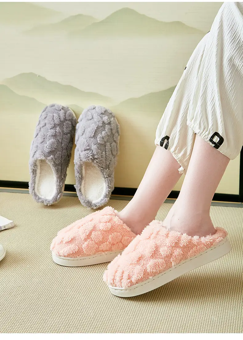 Warm Cotton Slippers for Women Winter New Cute Indoor Home Couple Style Warm Cotton Slippers for Men Cotton Slippers Wholesale — feature 11