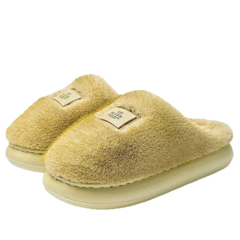 Women Wool Warm Slippers 2025 Winter Indoor Non-Shedding - Image 10