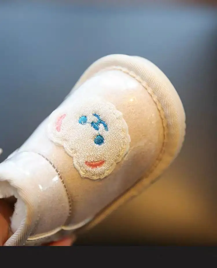 Baby Cotton Snow Boots for Boys Winter Warm Fleece Lined — feature 5