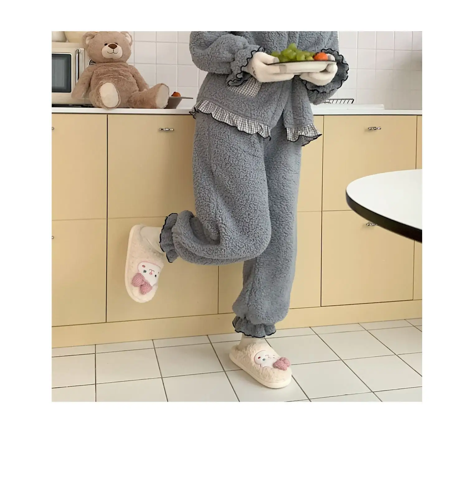 Winter Korean Style Soft Plush Slippers for Girls — feature 20