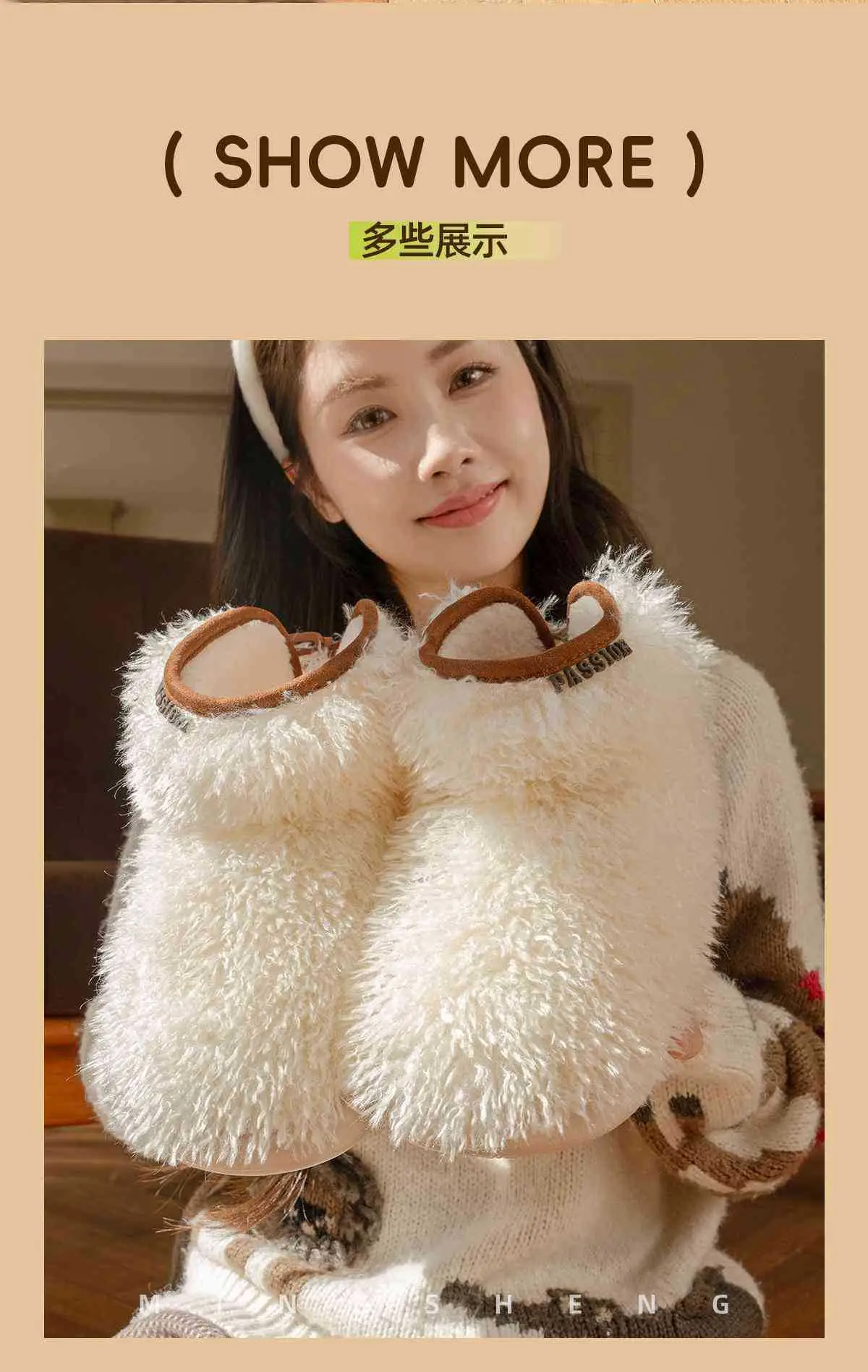 Winter Warm Wool Boots White 2025 New — feature 4