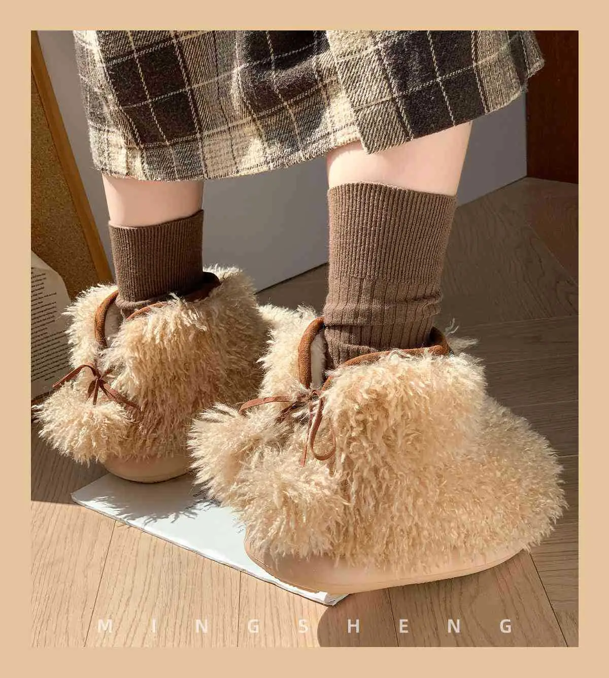 Winter Warm Wool Boots White 2025 New — feature 7