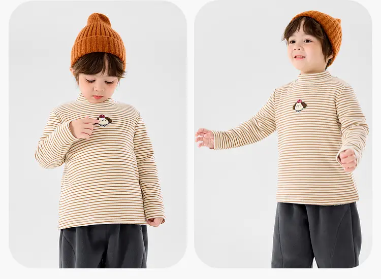 Anti-Static Long Sleeve T-Shirt for Boys Winter Wear — feature 11