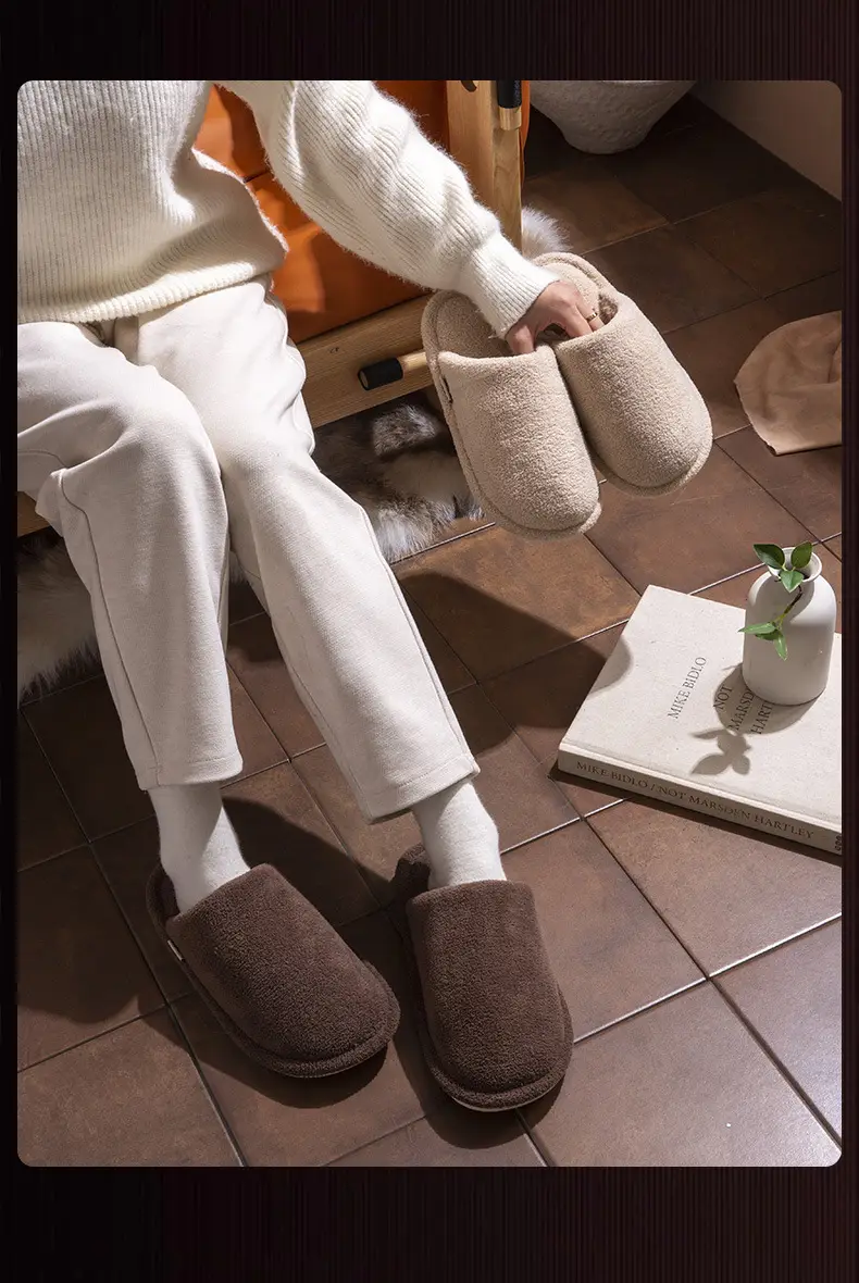 Women Cotton Warm Slippers Autumn Winter 2024 — feature 17
