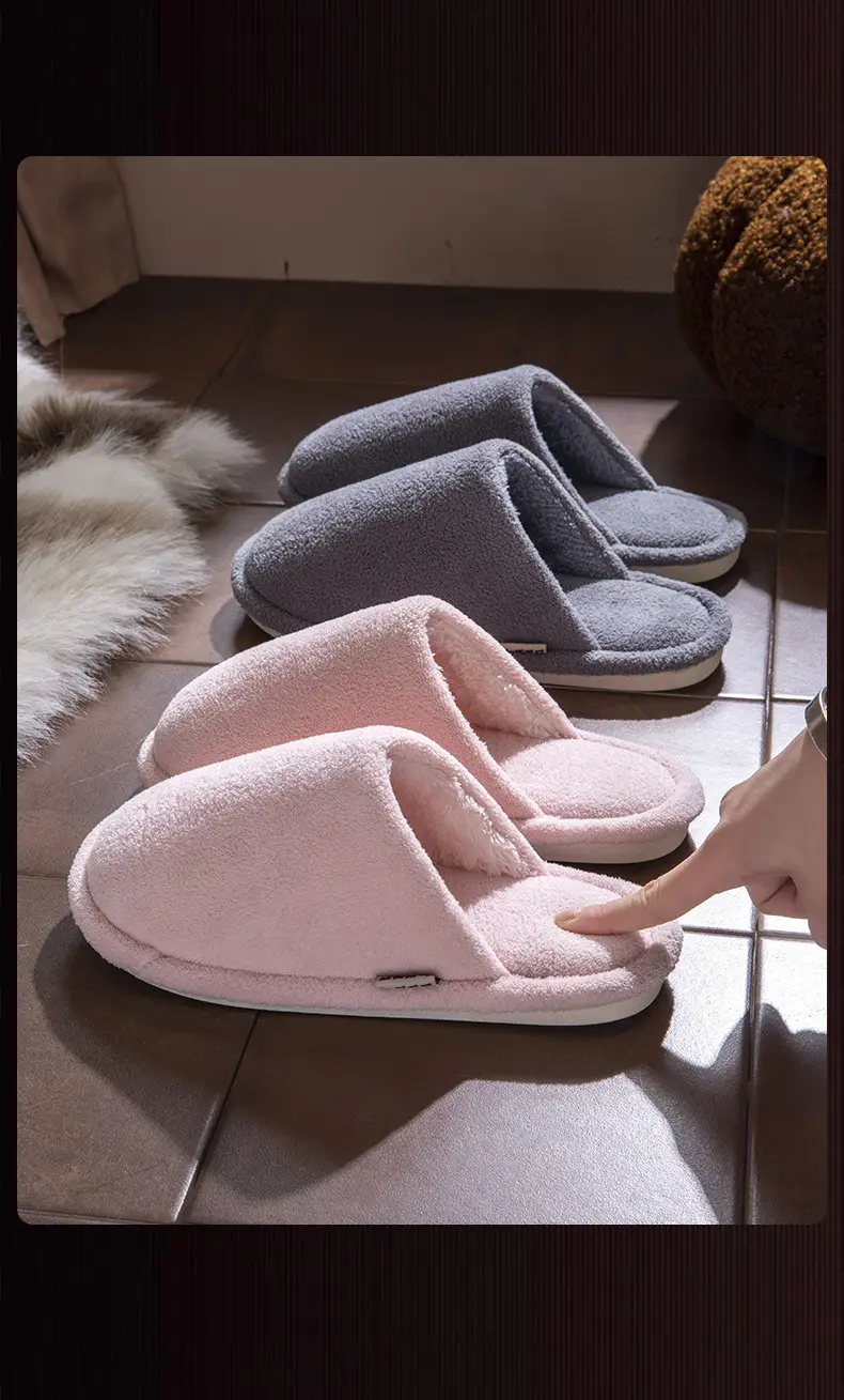 Women Cotton Warm Slippers Autumn Winter 2024 — feature 18