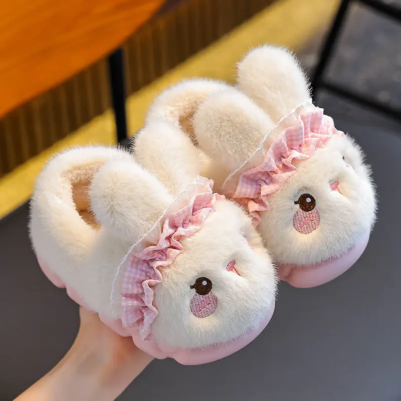 2025 New Cute Children's Cotton Slippers Winter Boys and Girls Indoor Home Non-Slip Warmth Covered with Stuffed - Image 14