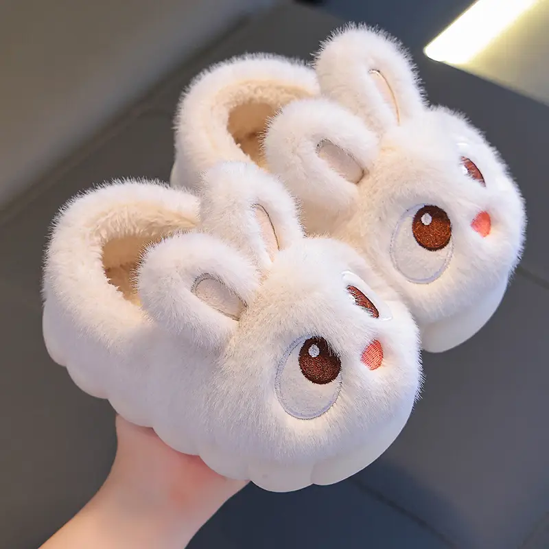 2025 New Cute Children's Cotton Slippers Winter Boys and Girls Indoor Home Non-Slip Warmth Covered with Stuffed - Image 8