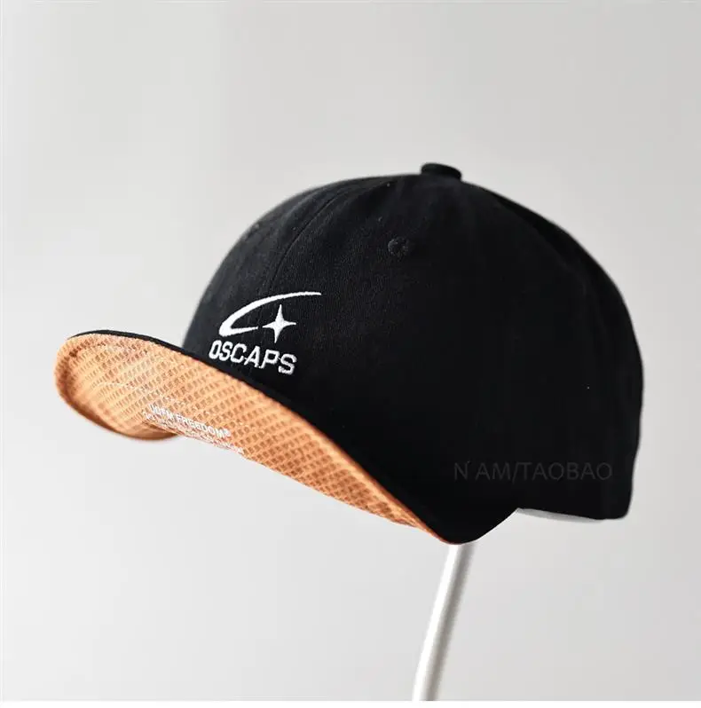 Men Women Black Letter Meteor Baseball Cap — feature 2