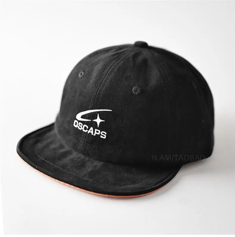 Men Women Black Letter Meteor Baseball Cap — feature 3