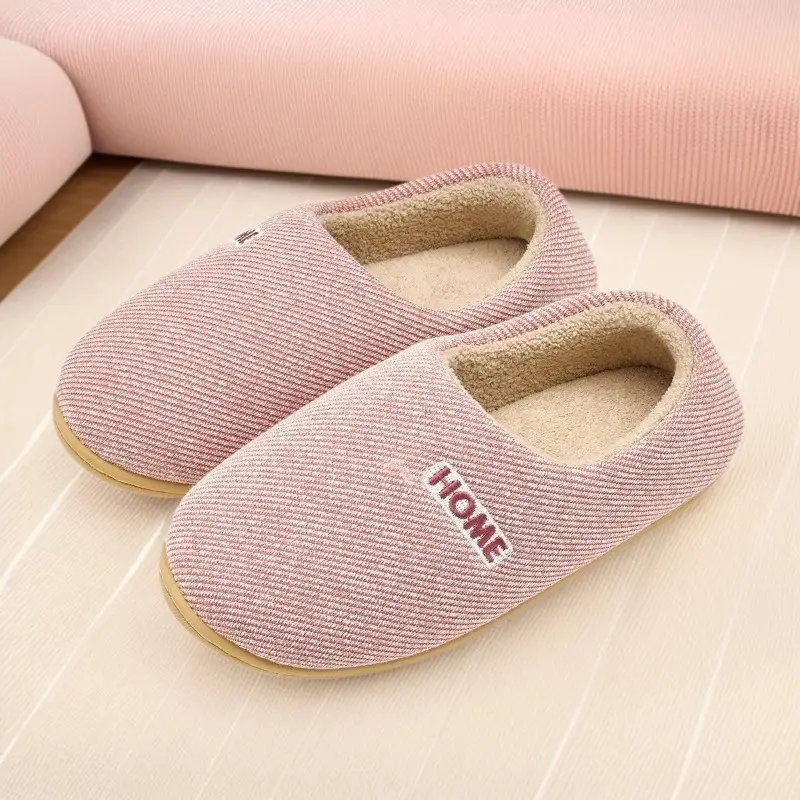 Cotton Home Slippers for Men Winter Warm Non-Slip - Image 5