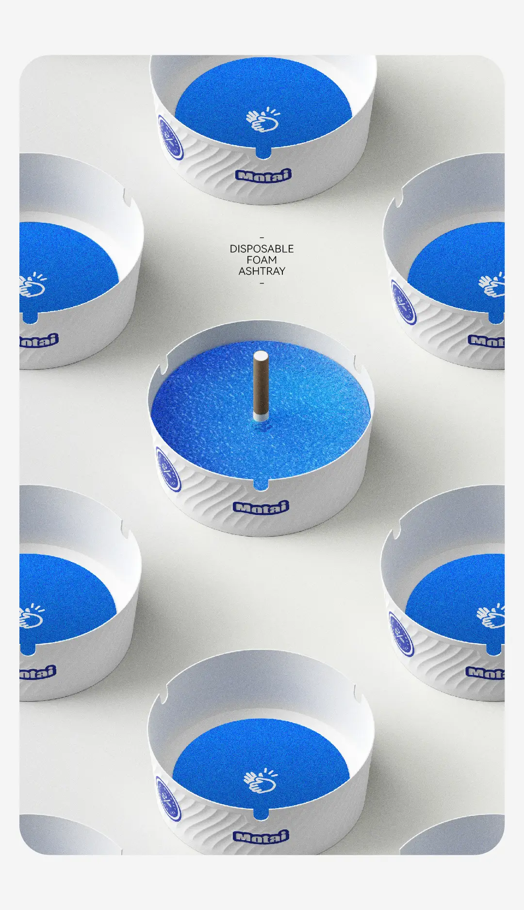 Authentic Product from the Manufacturer: Thickened and Hardened Disposable Ashtray for Home, Office, Hotel Use, No-Wash Smoke Extinguishing Sand — feature 18