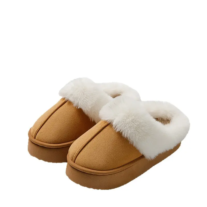 Thick-Soled Cotton Slippers for Women in Winter 2025 New Indoor Home Non-Slip Warm Couple Outer Wear Cotton Slippers for Women in Winter - Image 17