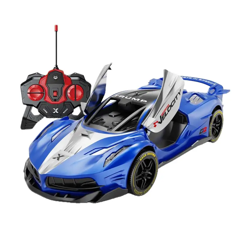 1:22 Rechargeable Remote Control Police Car Electric Double Light Can Drive Door Drift Racing Car 6-12 Years Old Boy Toy Wholesale
