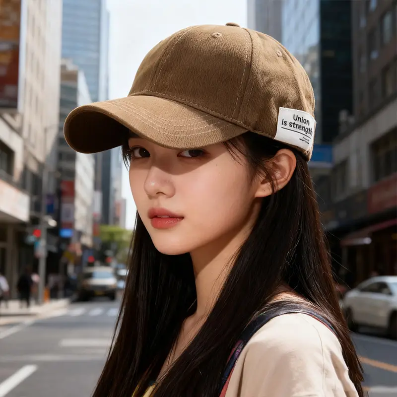 Women Wide-Brimmed Sun Hat with Letter Embroidery - Image 8
