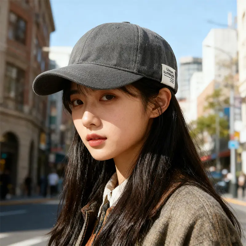 Women Wide-Brimmed Sun Hat with Letter Embroidery - Image 9