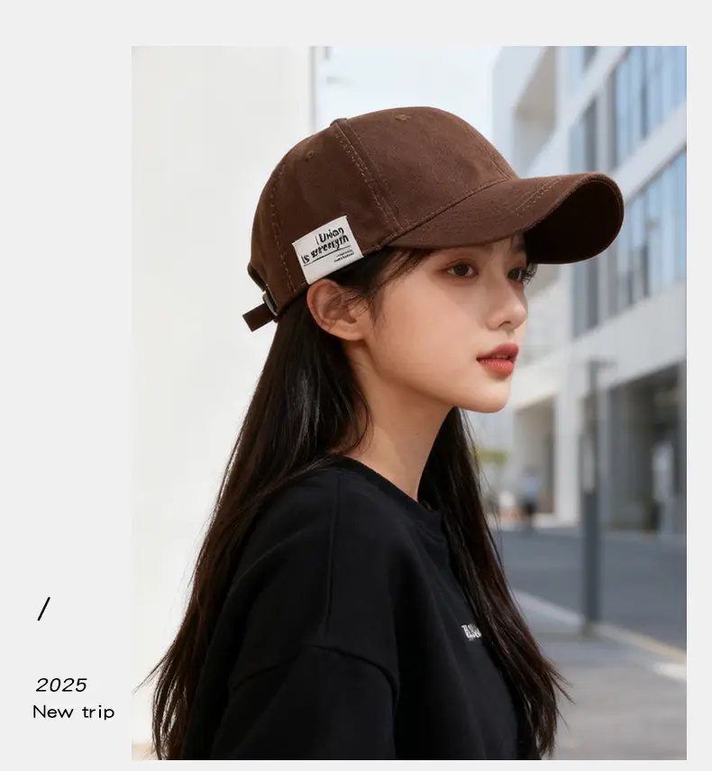 Women Wide-Brimmed Sun Hat with Letter Embroidery — feature 13