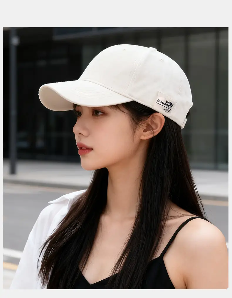 Women Wide-Brimmed Sun Hat with Letter Embroidery — feature 14