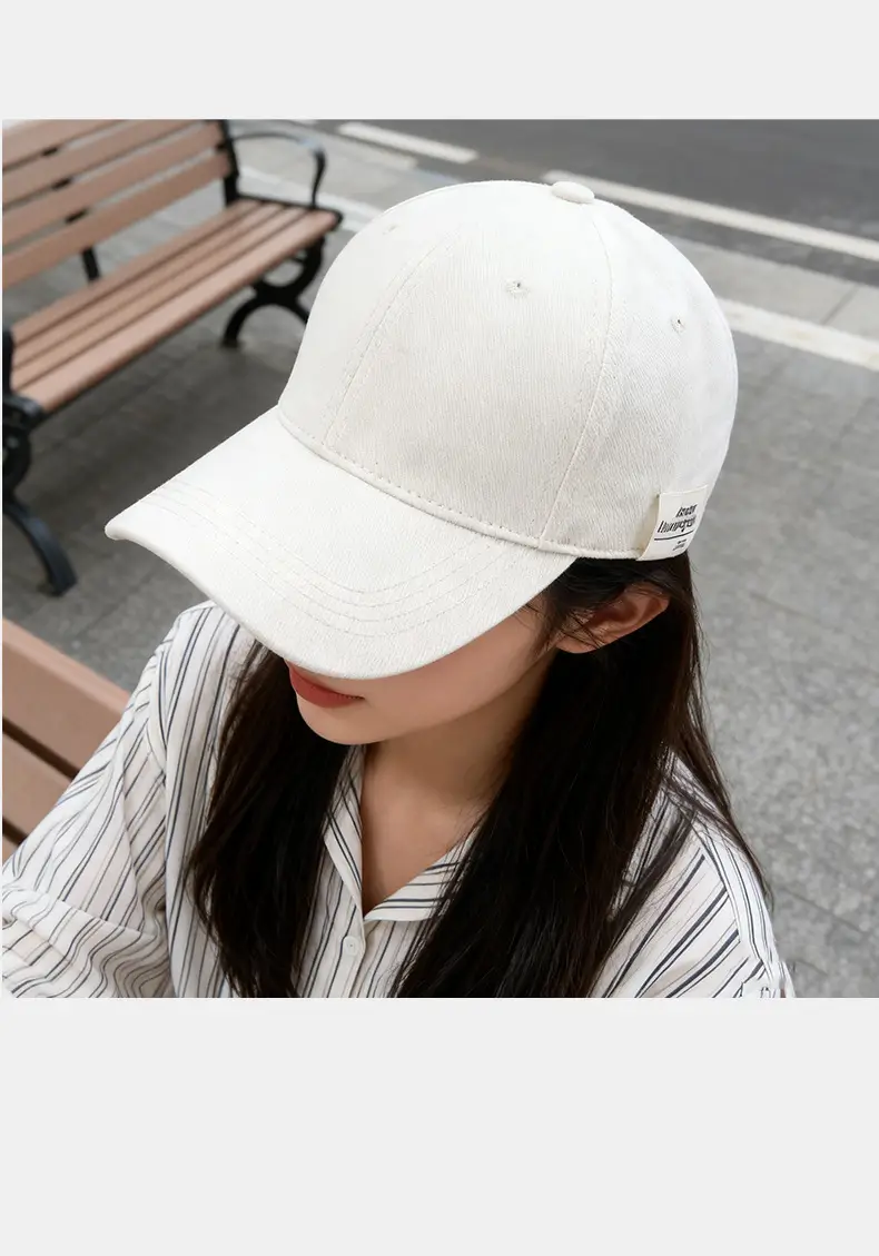 Women Wide-Brimmed Sun Hat with Letter Embroidery — feature 16