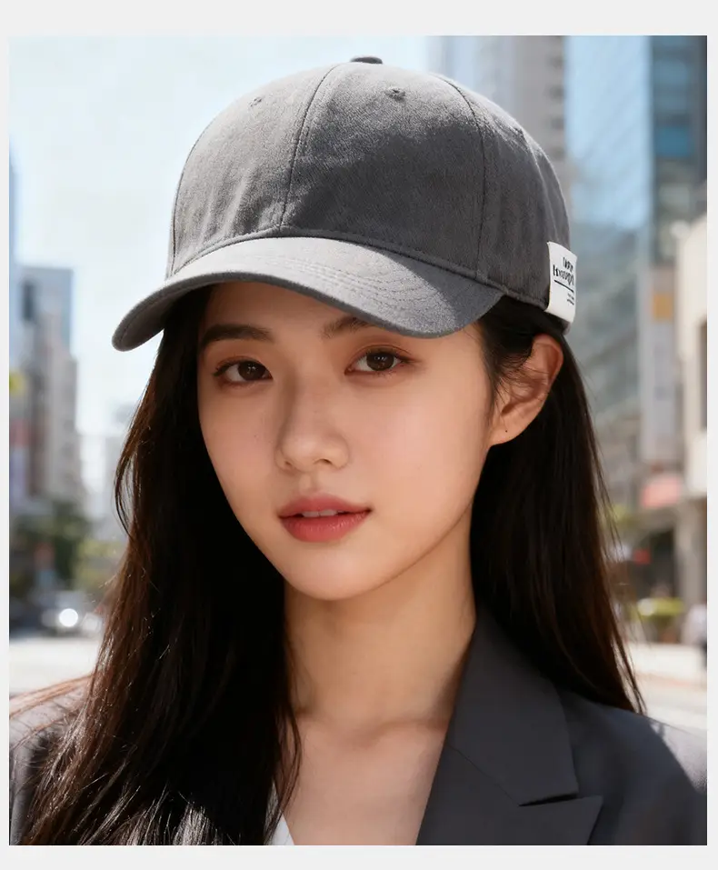Women Wide-Brimmed Sun Hat with Letter Embroidery — feature 6