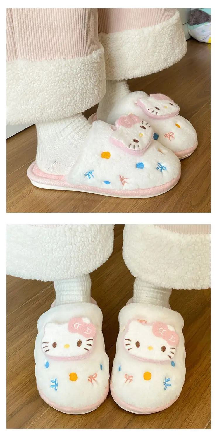 New Arrival Cute Cat Slippers for Women Warm Plush Cotton — feature 15