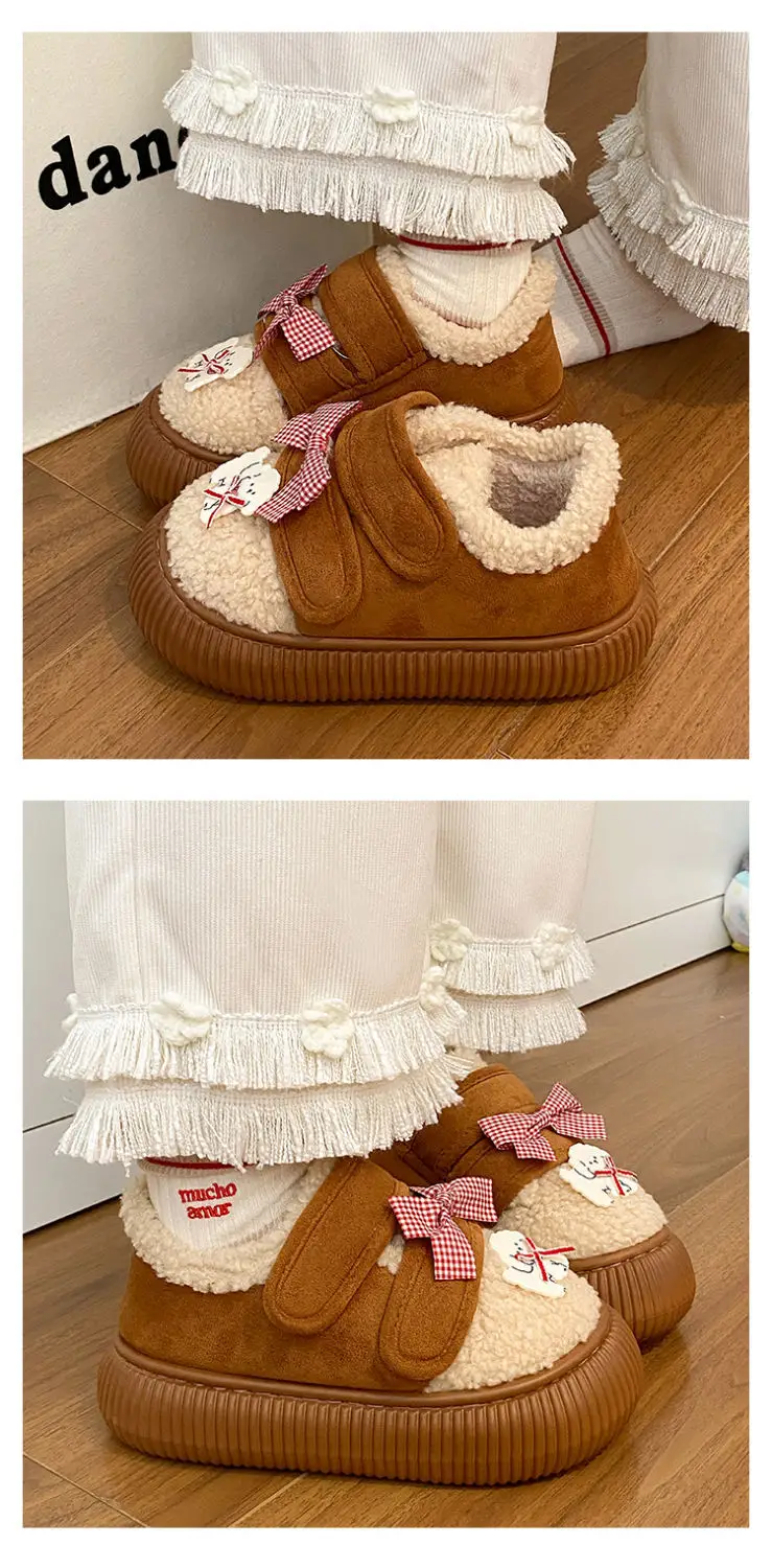 New Winter Plush Fleece Lined Loafers for Women — feature 14