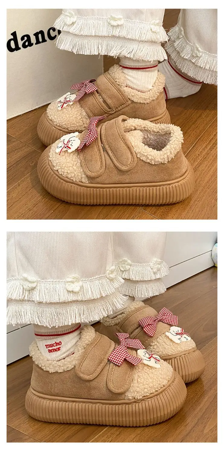 New Winter Plush Fleece Lined Loafers for Women — feature 15