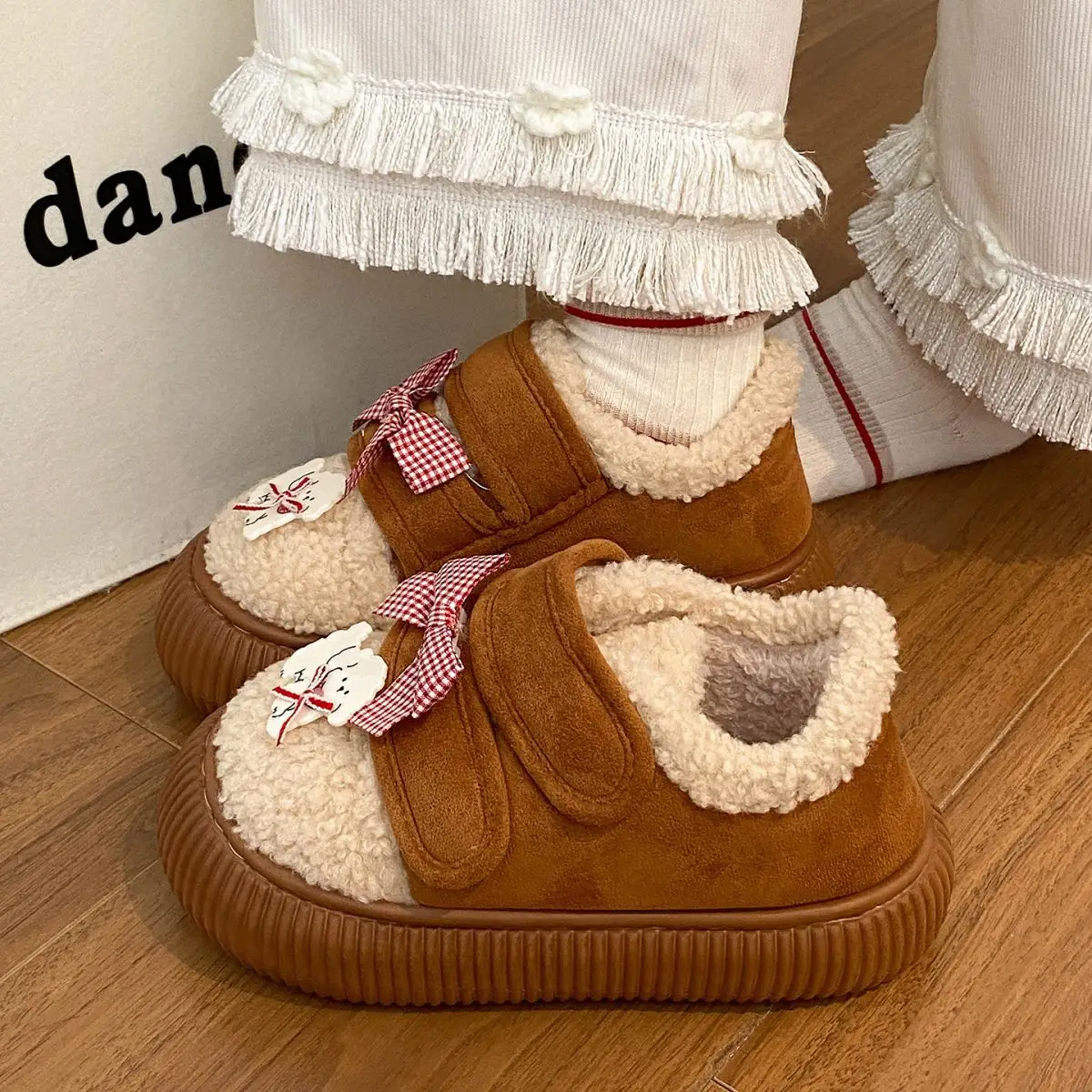 New Winter Plush Fleece Lined Loafers for Women — feature 23