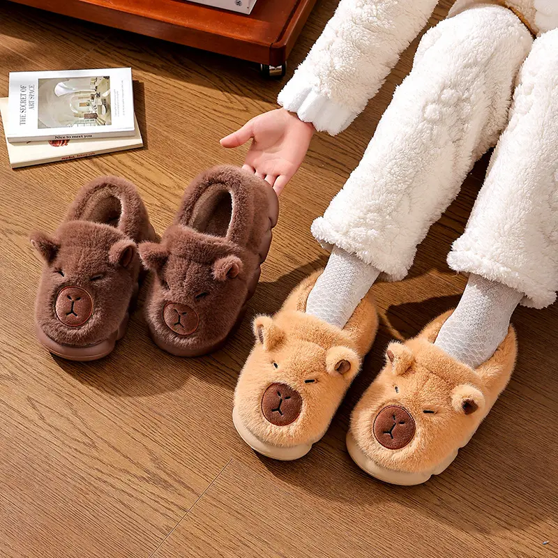 Winter Warm Bear Slippers for Men Non-Slip Soft - Image 6