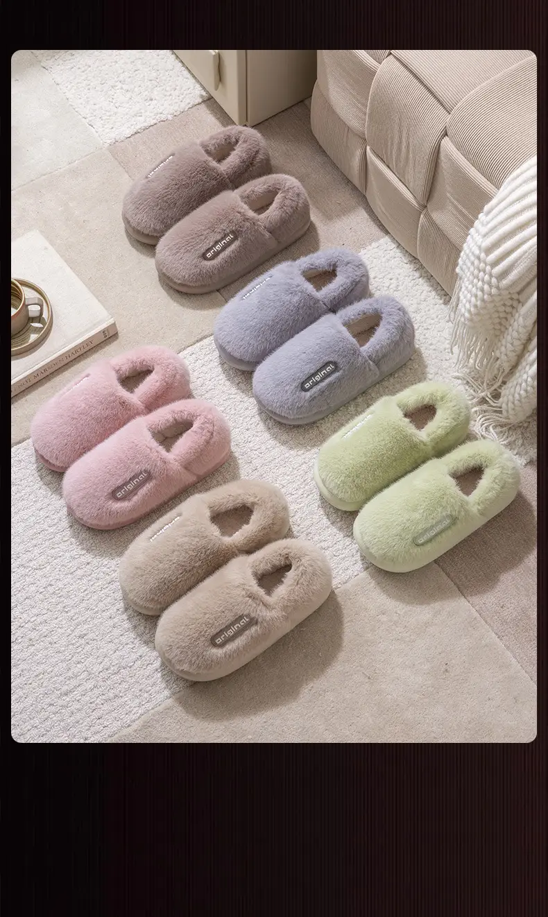 Women Cotton Slippers Autumn Winter Anti-Slip Warm — feature 18