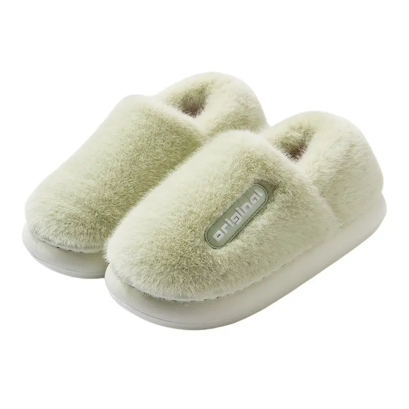 Women Cotton Slippers Autumn Winter Anti-Slip Warm - Image 4