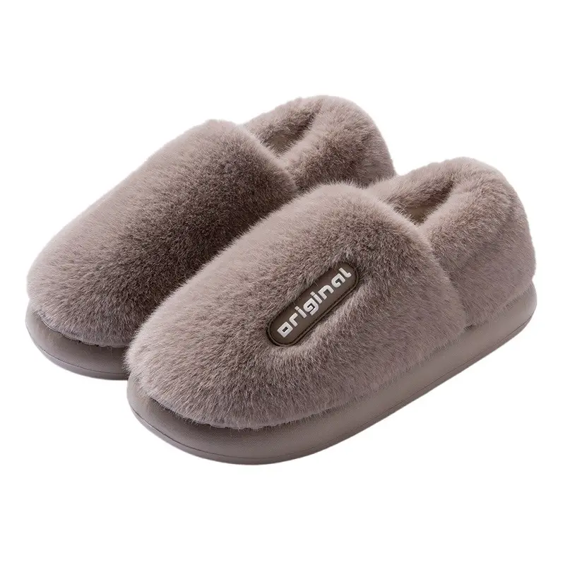 Women Cotton Slippers Autumn Winter Anti-Slip Warm - Image 5