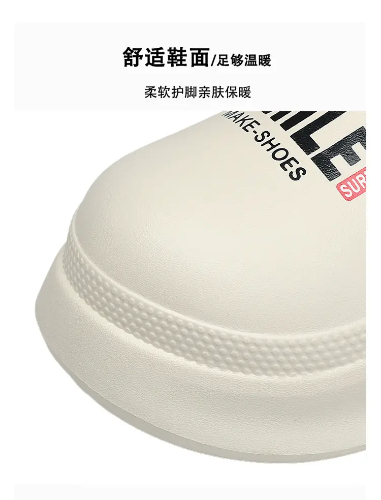 Cross-Border Cotton Slippers for Men in Winter, Velvet, Warm, Waterproof, Fashionable Home and Outdoor Two-Wear Cotton Shoes, Couple Furry Slippers — feature 21