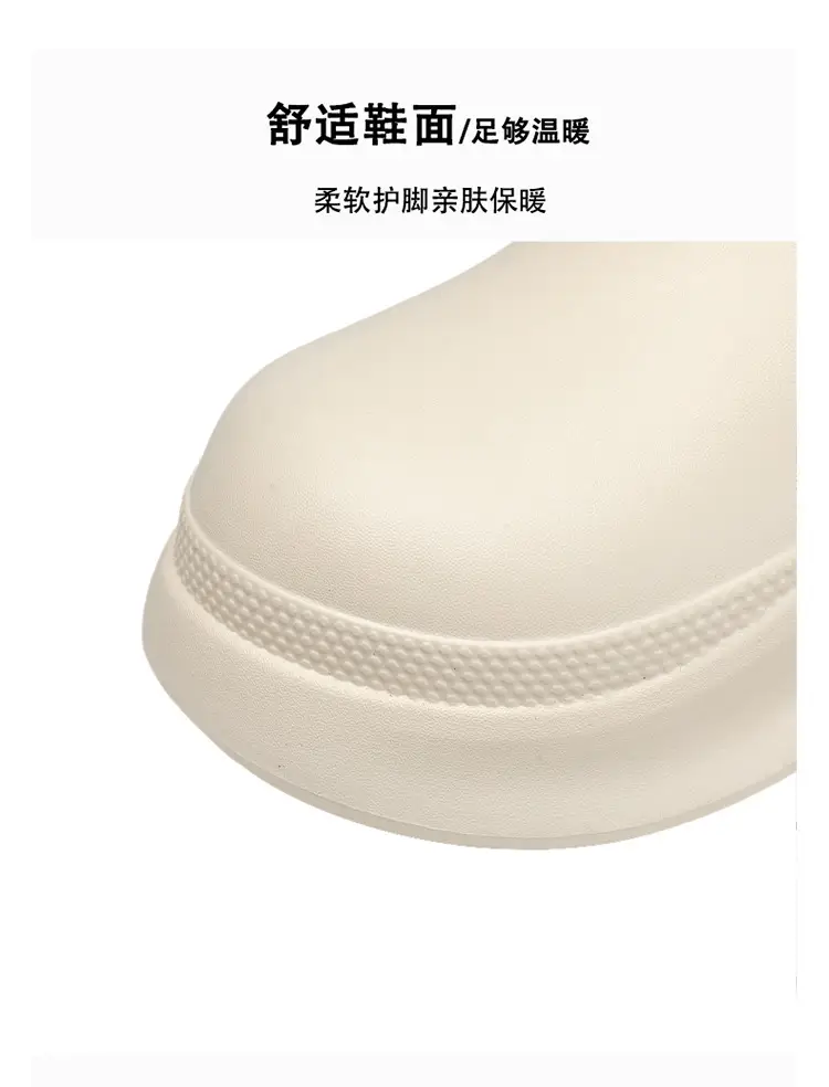 Cross-Border Cotton Slippers for Men in Winter, Velvet, Warm, Waterproof, Fashionable Home and Outdoor Two-Wear Cotton Shoes, Couple Furry Slippers — feature 5