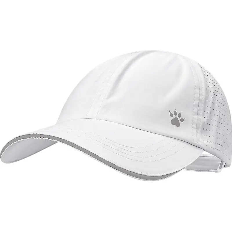 Men Black Baseball Cap with Wide Brim & Quick-Drying Fabric - Image 8