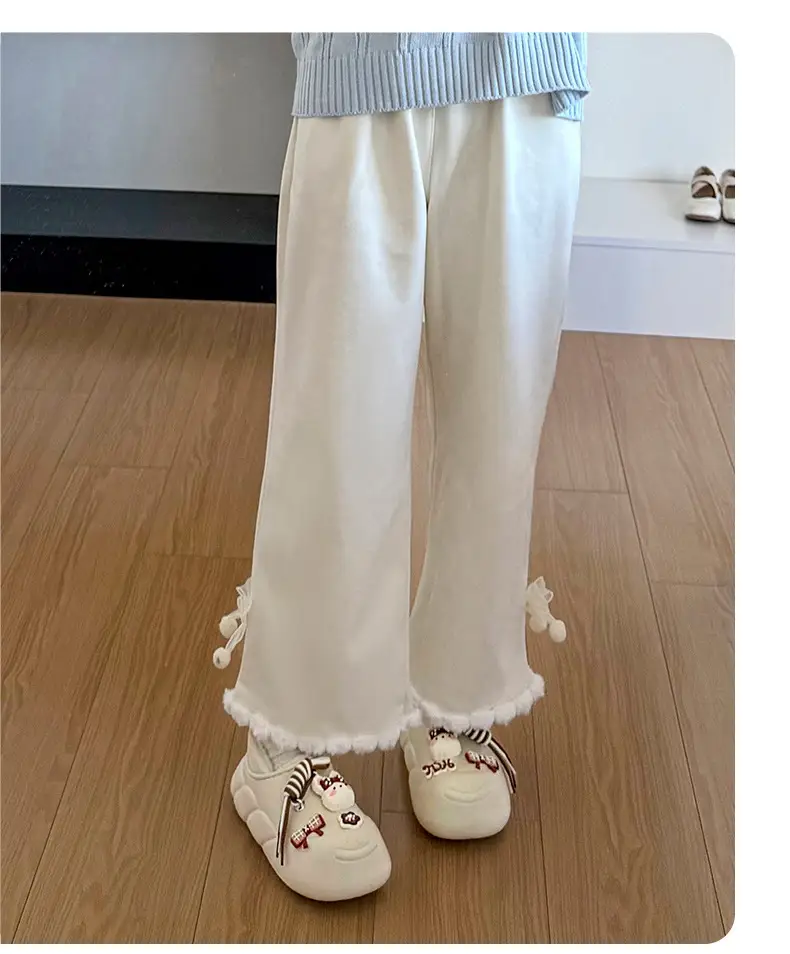 Cute Rabbit Waterproof Cotton Slippers Orange — feature 12
