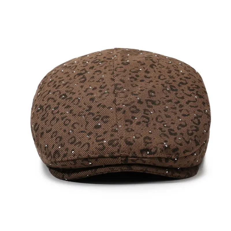 British Leopard Print Forward Cap for Women - Image 6