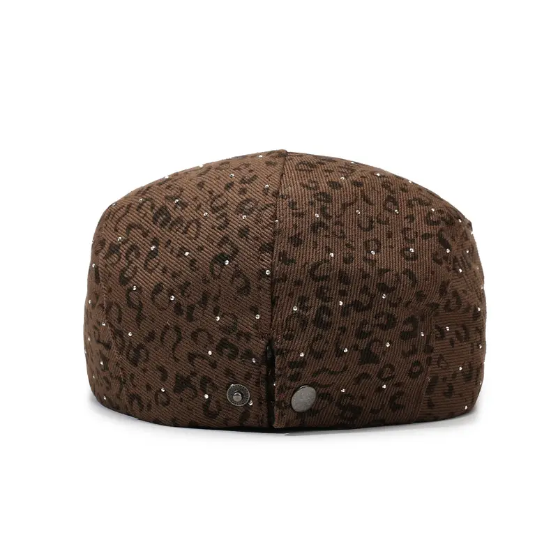 British Leopard Print Forward Cap for Women - Image 7