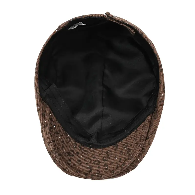 British Leopard Print Forward Cap for Women - Image 8