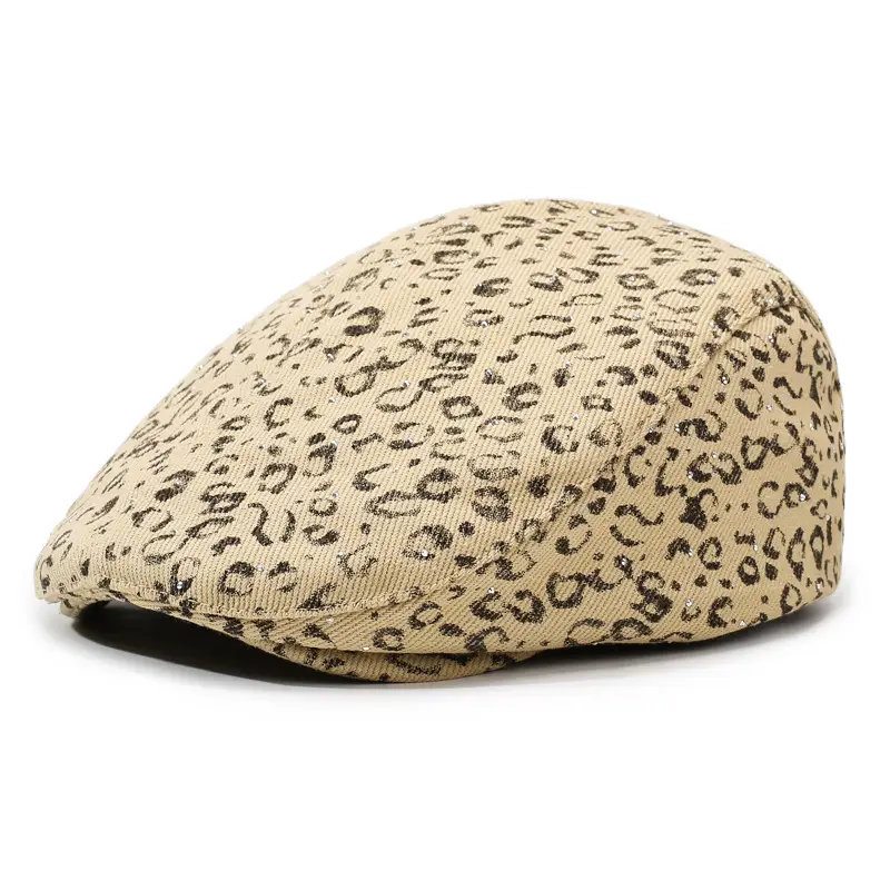 British Leopard Print Forward Cap for Women - Image 2
