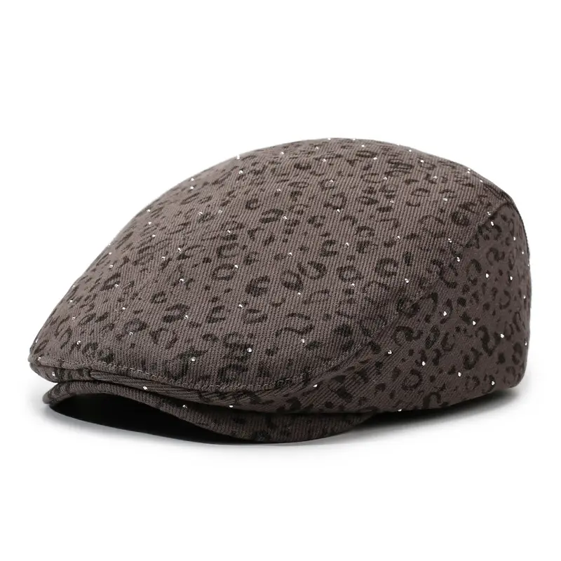 British Leopard Print Forward Cap for Women - Image 4